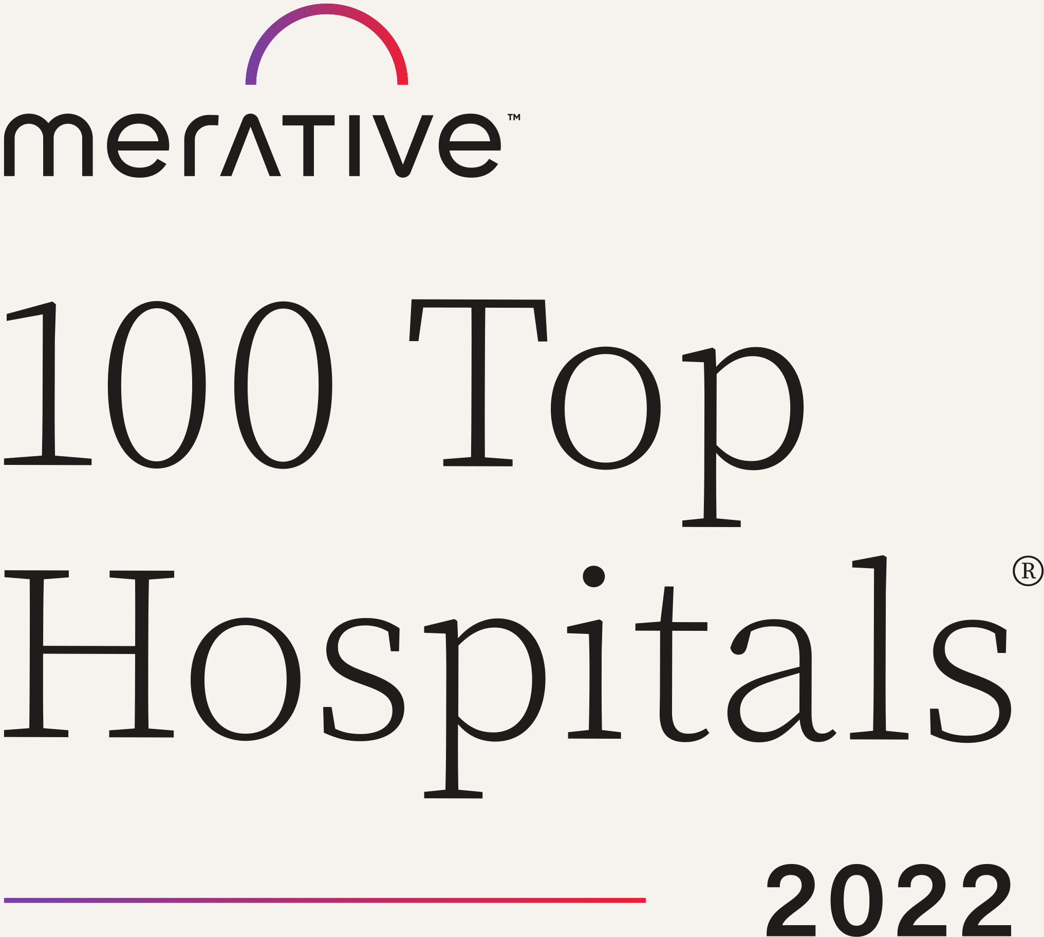 Top 100 hospitals logo